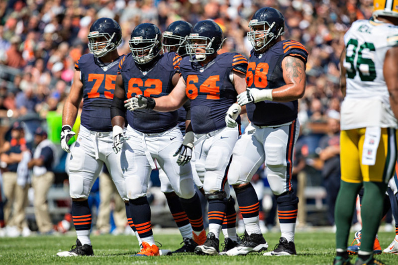 Bears offensive line takes another hit before facing Chiefs pass rush