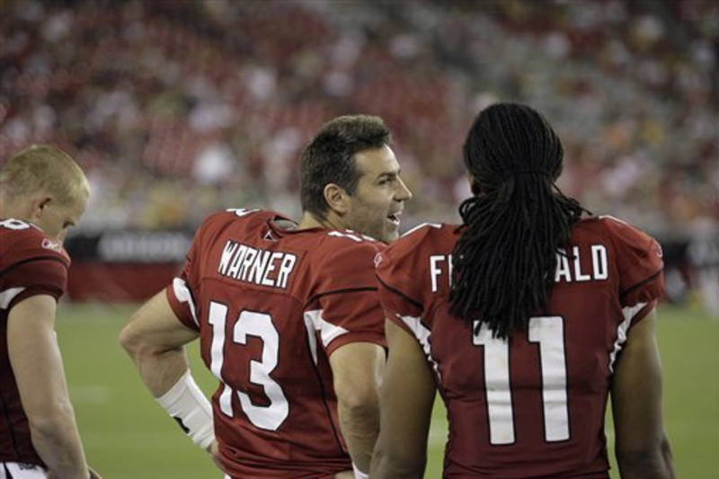 Larry Fitzgerald, Carson Palmer in a hurry for success