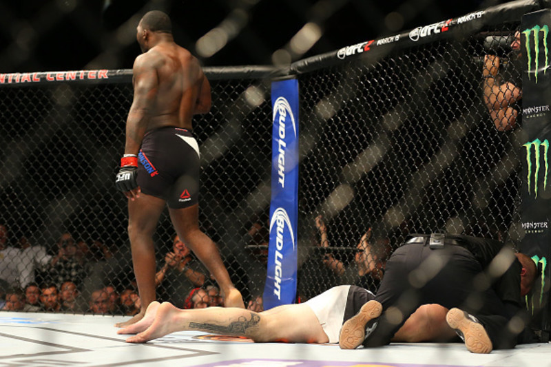 Rumble' Johnson KO's Bader in 1st round of UFC bout