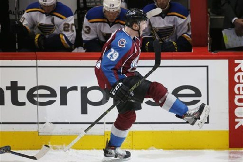 Colorado Avalanche NHL Vintage Reebok AVS Practice Jersey