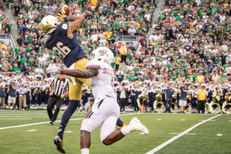 Torii Hunter Jr. Becoming Weapon For Notre Dame //