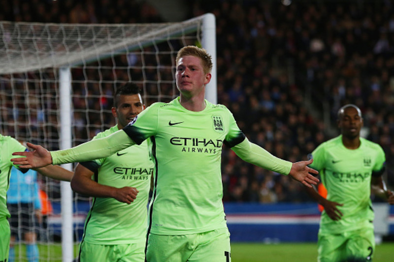 kevin de bruyne,jogador,manchester city,equipa,paris sg,lc 2015/2016,liga  dos campeoes :: Photos 