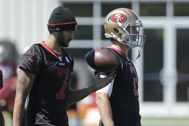 49ers training camp report, Day 7: Gabbert almost perfect