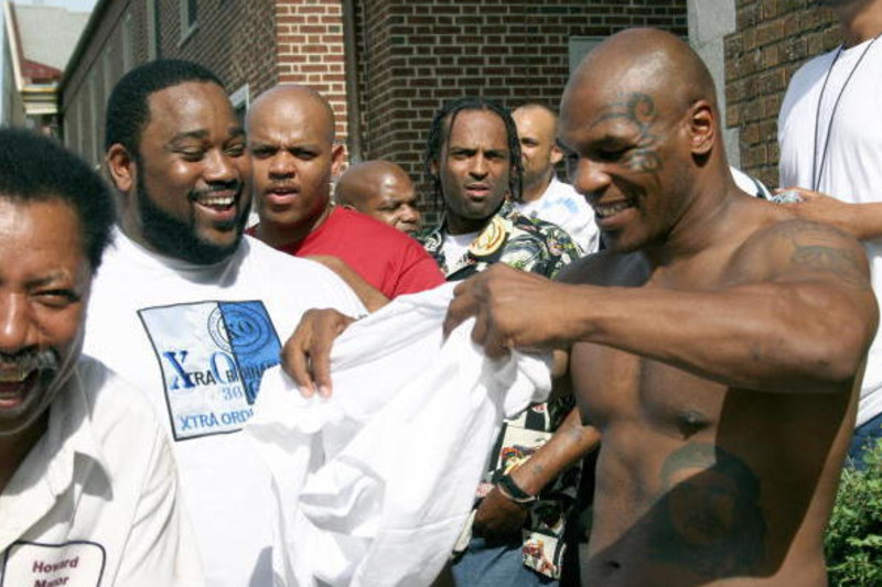 Mike tyson outlet towel shirt