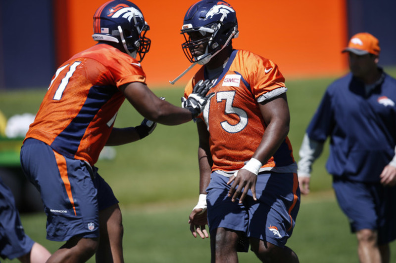 Broncos preparing for a rotation on right side of offensive line with  Donald Stephenson out