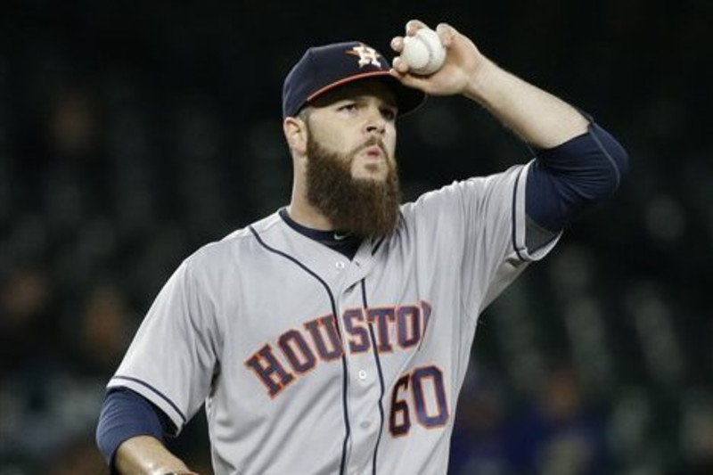 Astros' Lance McCullers honors Dallas Keuchel before home opener