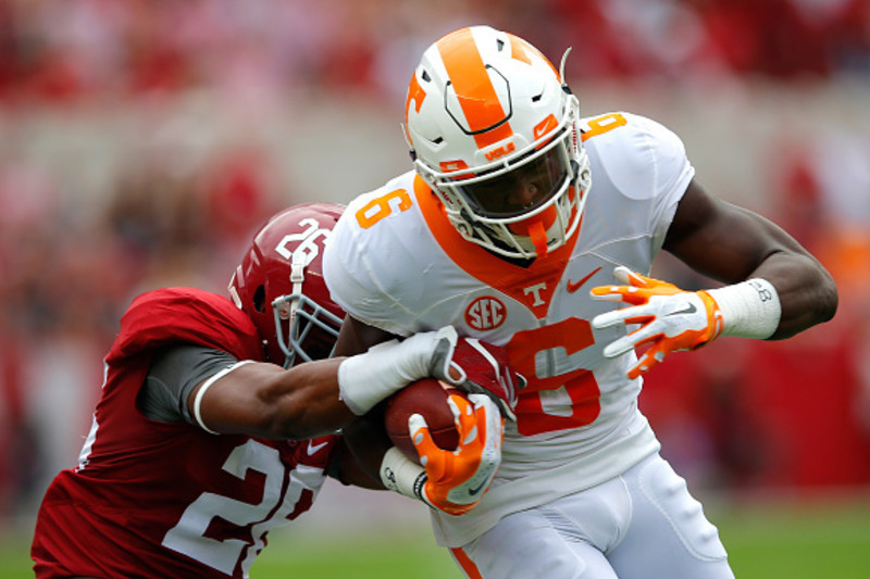 PFF College on X: Alvin Kamara has forced 40+ missed tackles in every  season since he was a sophomore at Tennessee.  / X