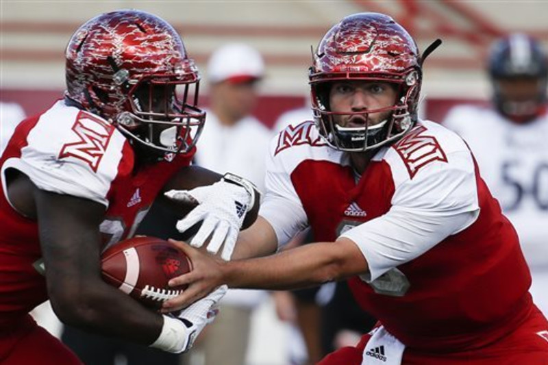 Miami (Ohio) unveils 2013's craziest new football helmet