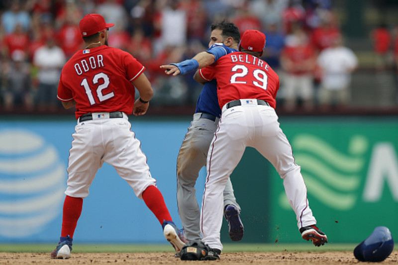 Ready to Frame Rougned Odor Vs Jose Bautista Punch Texas 