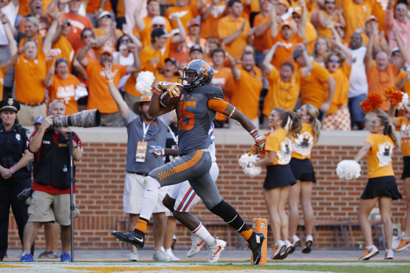 See it: Ex-Tennessee Vols star Jauan Jennings' first NFL TD reception