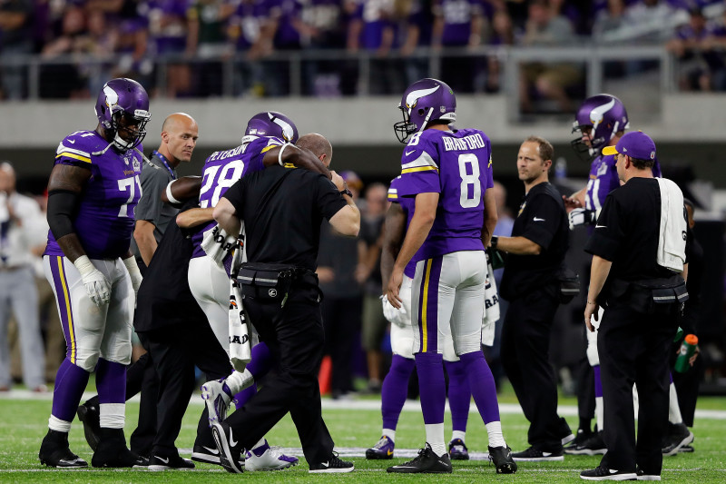 : Funny Viking with a giant Football Skol to Minnesota