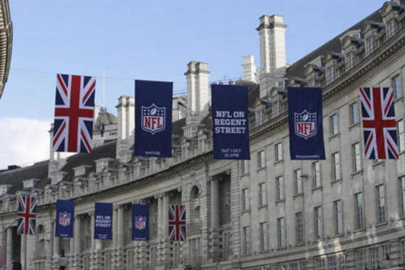 NFL TV ratings are up in Los Angeles but could fall due to London game