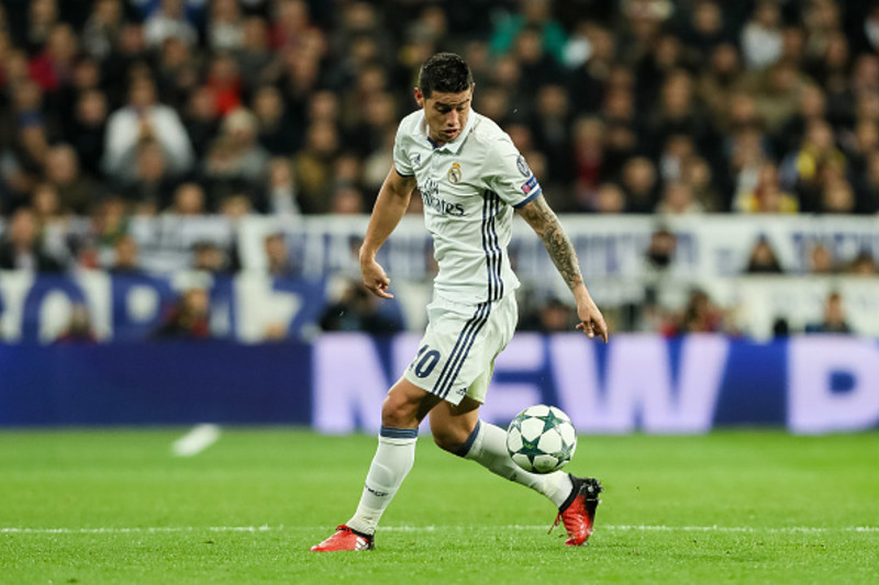 Real Madrid's James Rodriguez during The UEFA Champions League