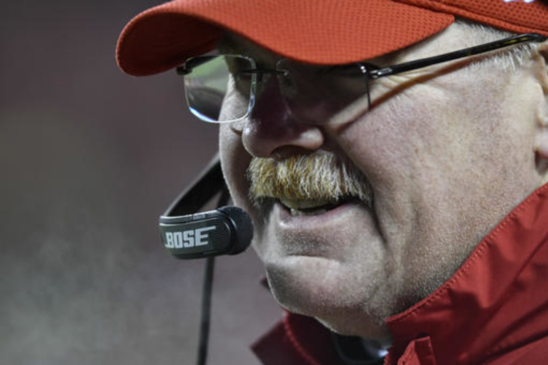 No wine, coffee for Chiefs head coach Andy Reid in Italy