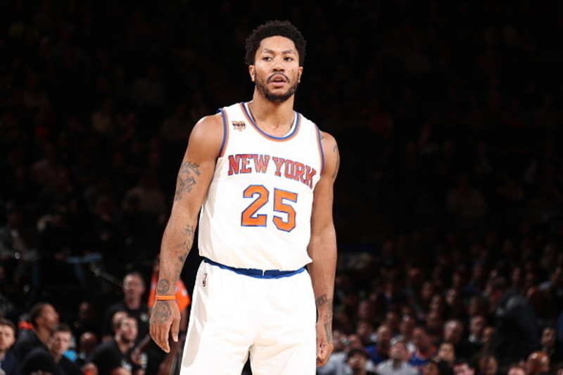 Derrick Rose leads the way as New York Knicks win first play-off