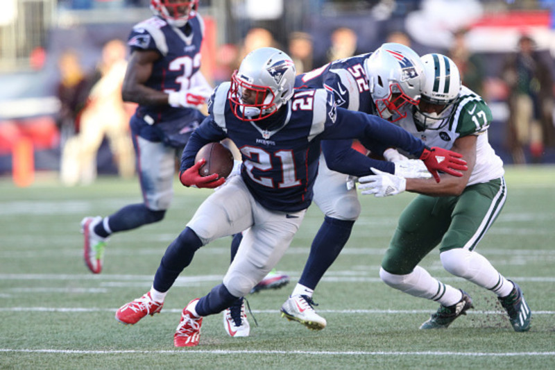 FOXBOROUGH, MA - DECEMBER 24: A New England Patriots fan wearing a