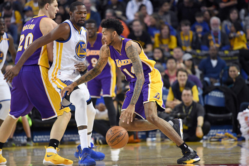 Los Angeles Dodgers - LA Lakers' Brandon Ingram is here to toss