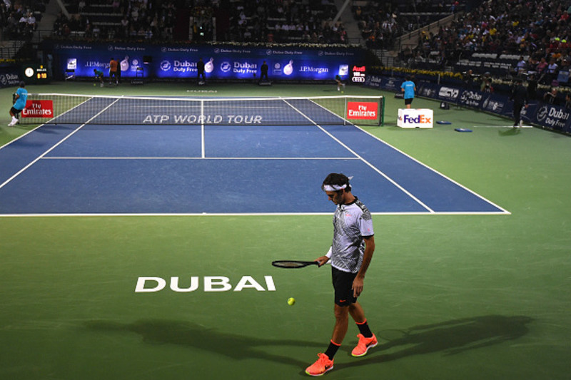 Gunpowder Conversational skull Dubai Duty Free Tennis Championships 2017: ATP Scores and Results from  Wednesday | News, Scores, Highlights, Stats, and Rumors | Bleacher Report