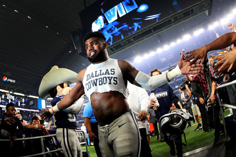 Dak Prescott wears Ezekiel Elliott Ohio State jersey to Cowboys