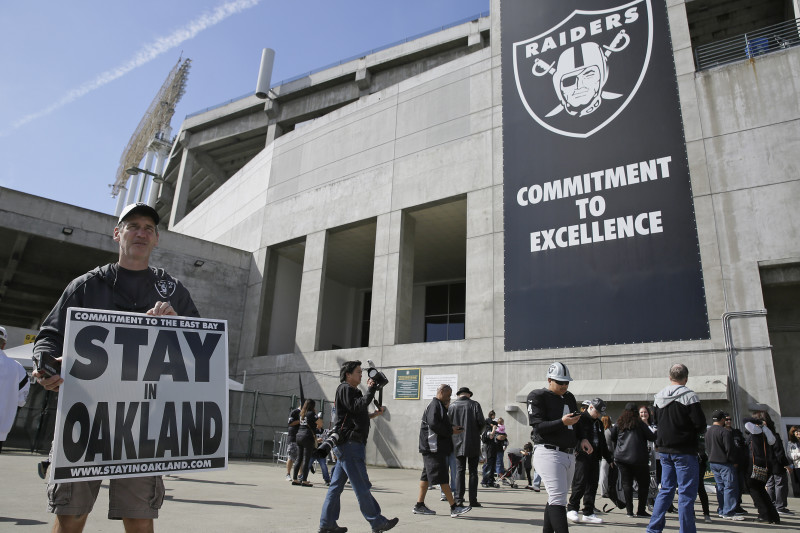 NFL's addiction to free public money fuels Raiders' move to Las Vegas, NFL