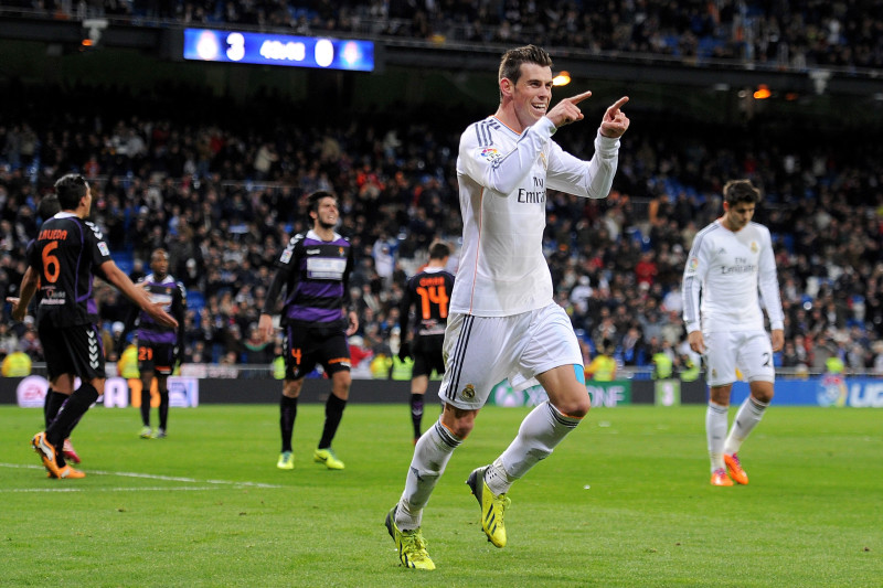 Gareth Bale seen during La Liga Santander 2021/2022 match between