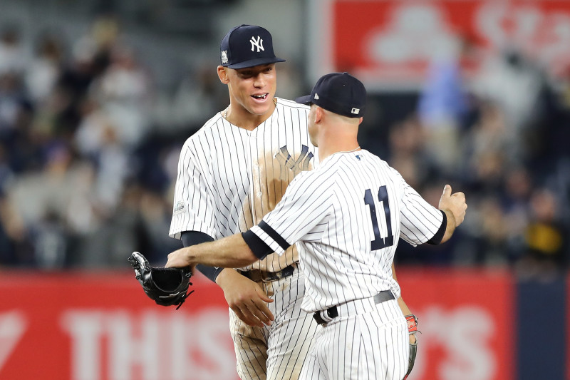 Why Yankees' Aaron Judge is still so giddy about Brett Gardner