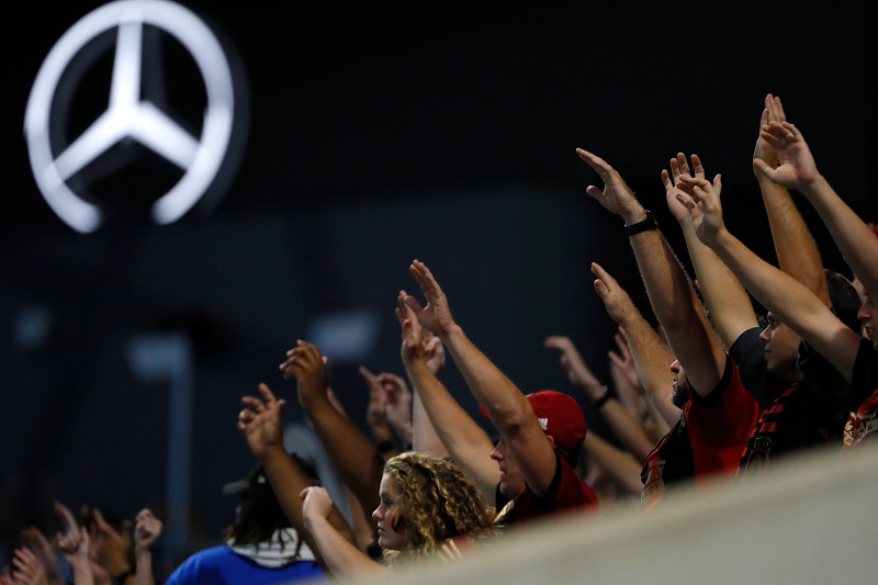 Atlanta United Soccer Game Experience Fans At Mercedes Benz