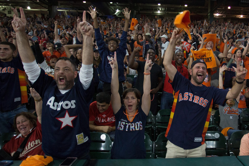 WATCH: Houston Astros fans break into a wild brawl during the World Series  Victory parade