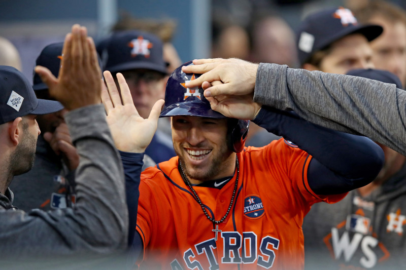 The Astros' Alex Bregman Keeps Working at Hitting, Fielding and
