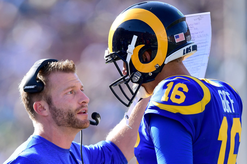 LA Rams head coach Sean McVay says he's more 'comfortable' heading