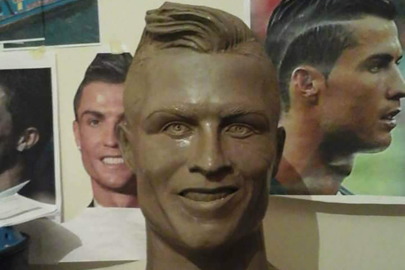 Cristiano Ronaldo bust revealed at Real Madrid museum - but does