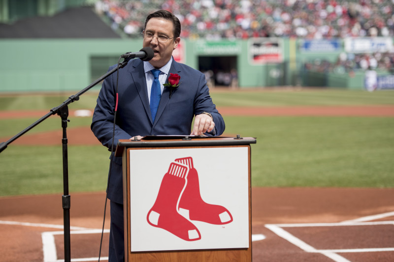 David Ortiz Photo Boston Strong Speech 11x14 - New England Picture