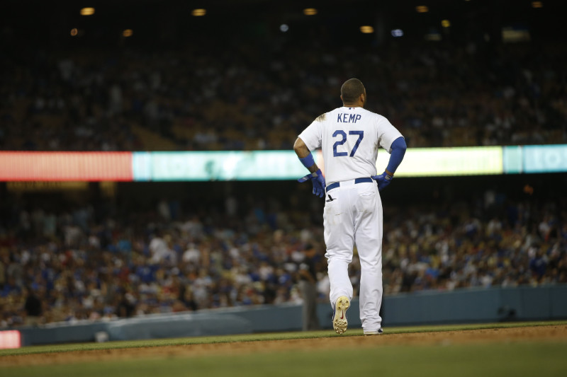 No Matt Kemp as Dodgers host Padres - True Blue LA