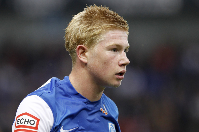 A young Kevin De Bruyne in action for Genk