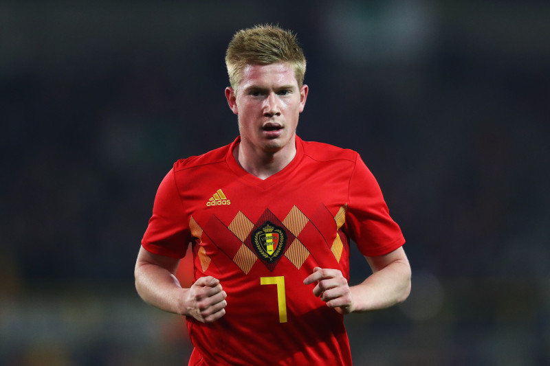 De Bruyne and Belgium are among the World Cup favourites