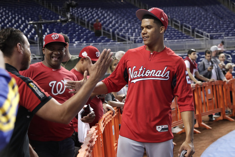 Juan Soto is filling Bryce Harper's shoes for the Nationals - Sports  Illustrated