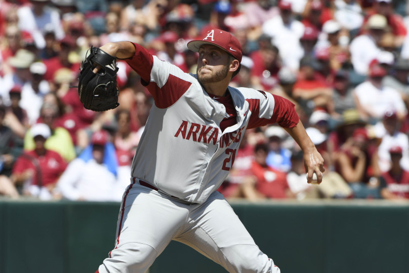 Brady Singer, Gators eliminated by Arkansas at CWS