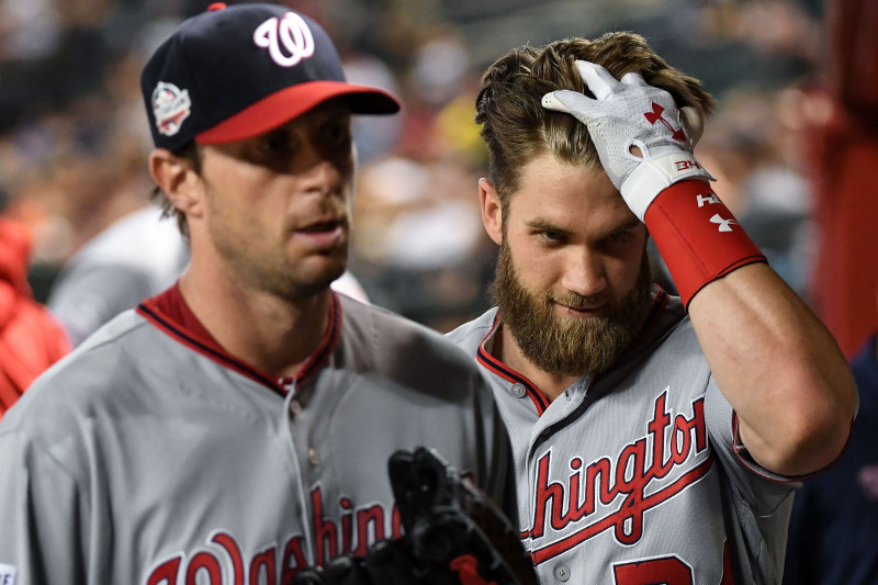 Bryce Harper, Daniel Murphy, Max Scherzer, Stephen Strasburg, Ryan News  Photo - Getty Images