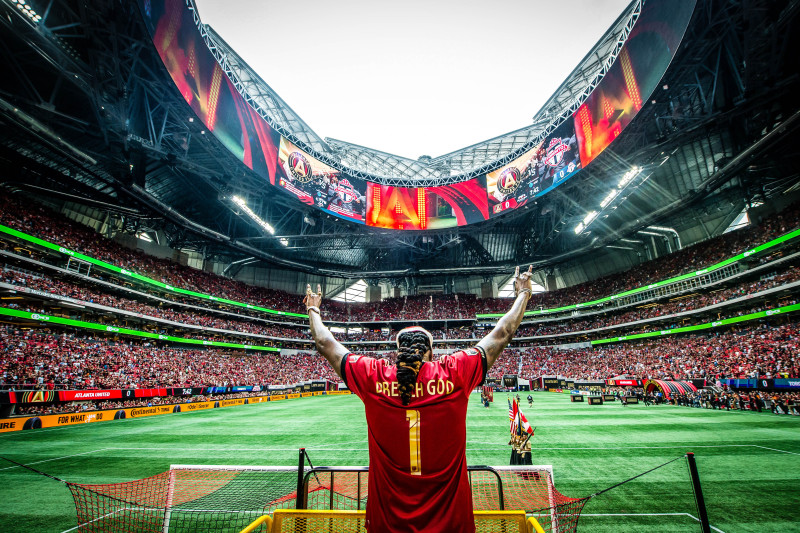 Complementary food added to lower level club for Falcons, any news on  Atlanta United? : r/AtlantaUnited