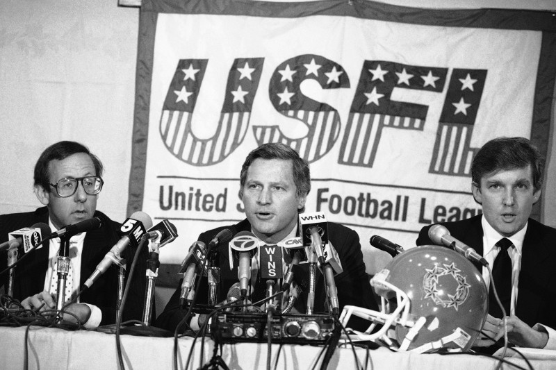 Owner Donald Trump during USFL New Jersey Generals Press Conference,  News Photo - Getty Images