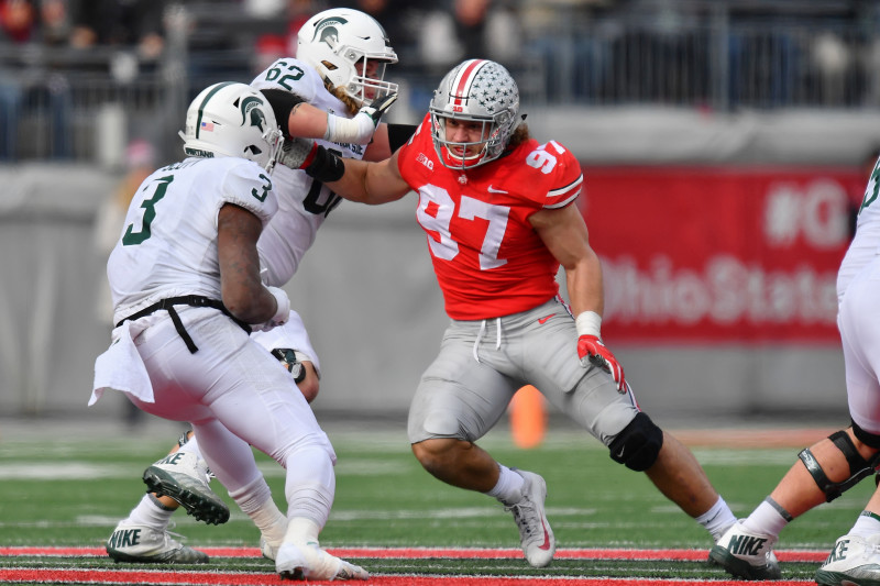 Ohio State Buckeyes Nick Bosa New Large Nike Jersey