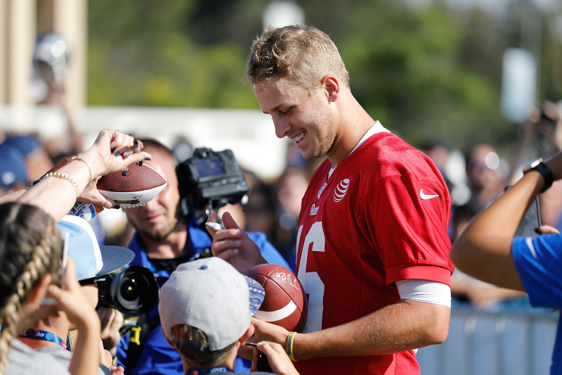 Johnny Hekker sent me some signed stuff recently : r/LosAngelesRams