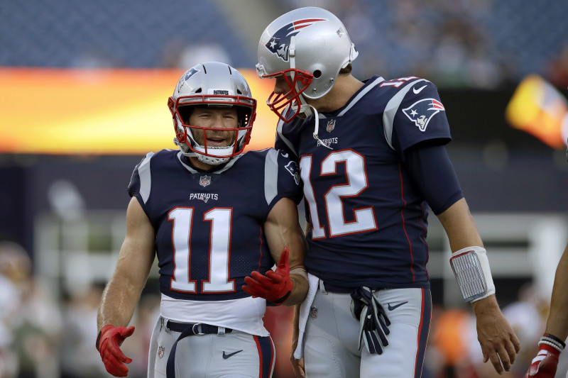 Julian Edelman training with Tom Brady sparks response from Gronk