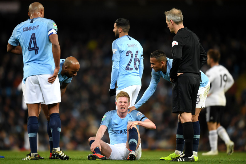 Manchester City's Kevin De Bruyne out 'A While' with Hamstring Injury,  Guardiola Says, News, Scores, Highlights, Stats, and Rumors