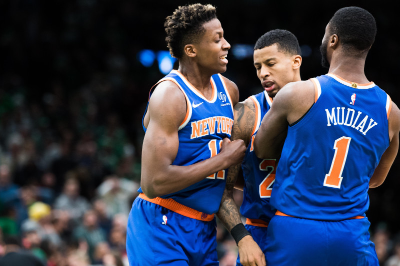 Knicks' guard Frank Ntilikina has his best game as a pro