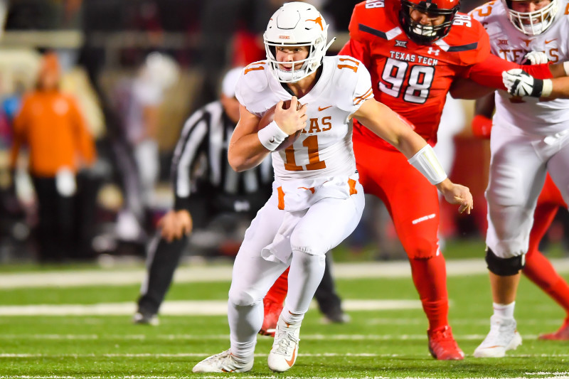 Ehlinger runs for 3 scores as Texas shocks Georgia in Sugar Bowl