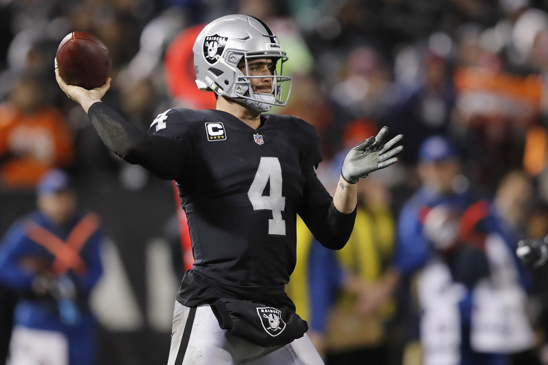 Oakland Raiders: A look inside some numbers Derek Carr must improve in 2018