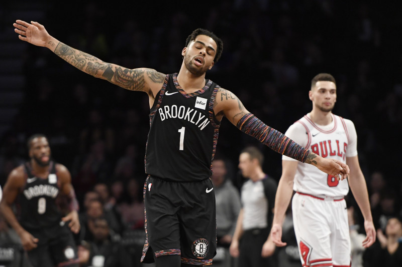 d'angelo russell nets ice in veins