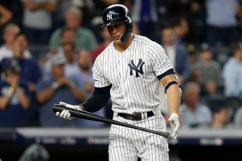 Aaron Judge and Giancarlo Stanton by Jim McIsaac