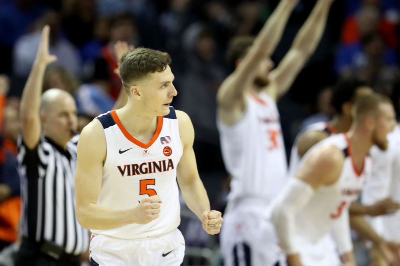 Virginia Cavaliers #5 Kyle Guy White College Basketball Jersey